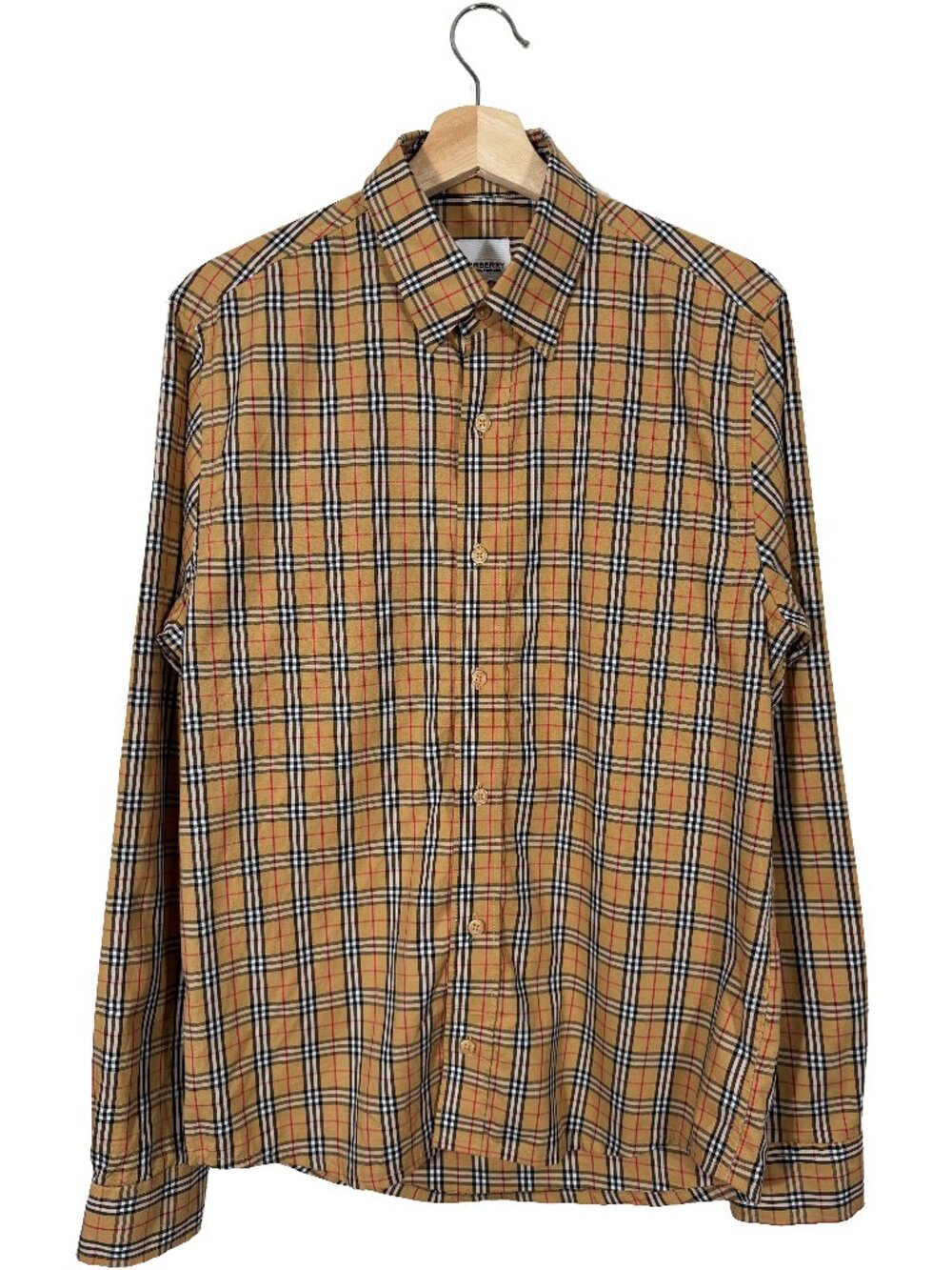 Burberry London Classic Nova Check Longsleeve Oxford Shirt men's size Medium